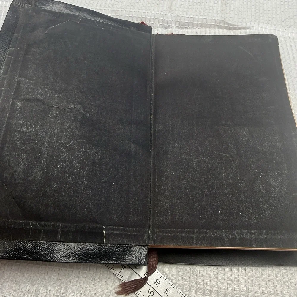 Vtg Westminster Book‎ KJV Bible Helps 1946 Great Britain Genuine Leather Soft